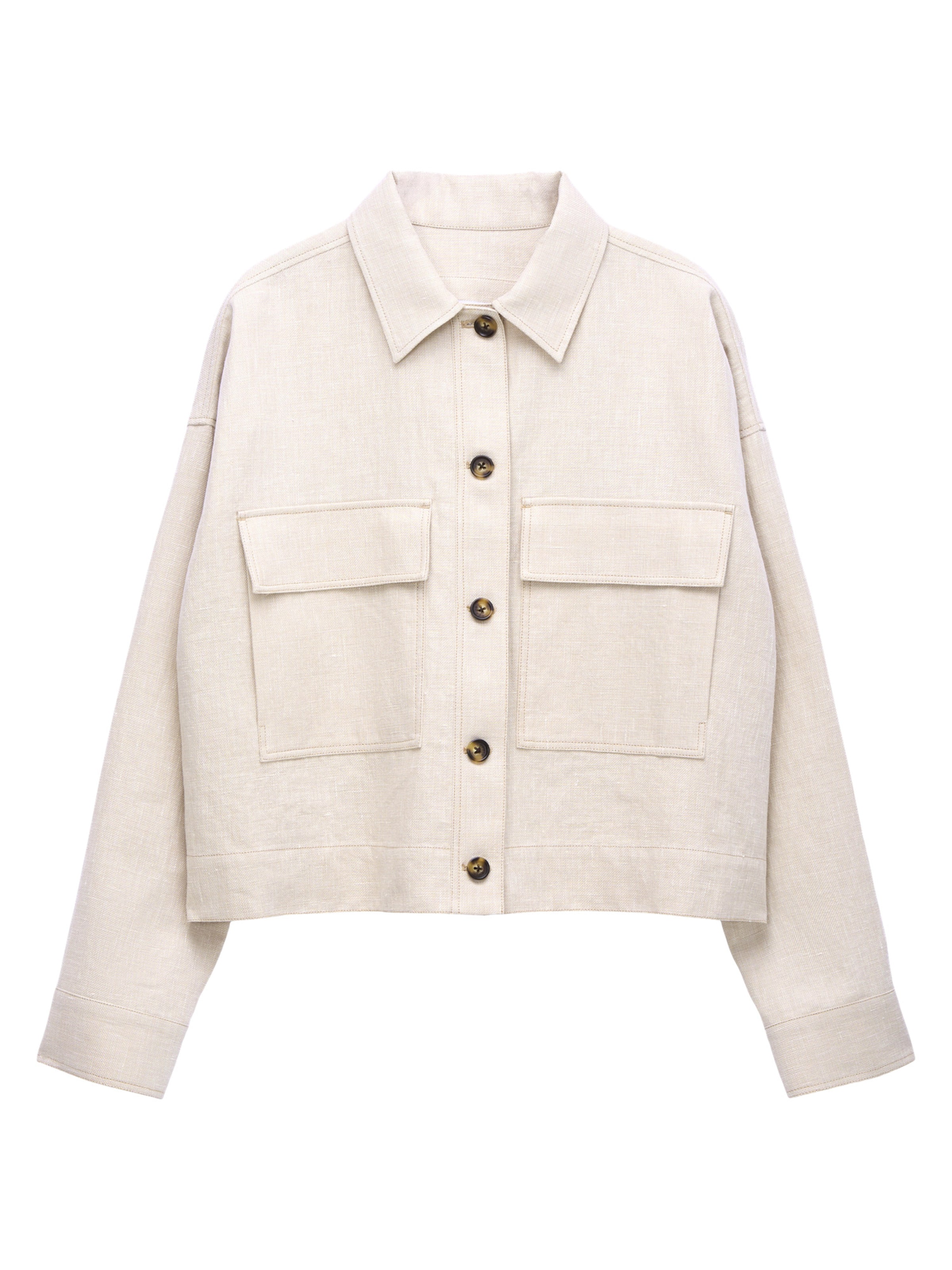 Veste mi-saison Adolfo Dominguez en beige : devant