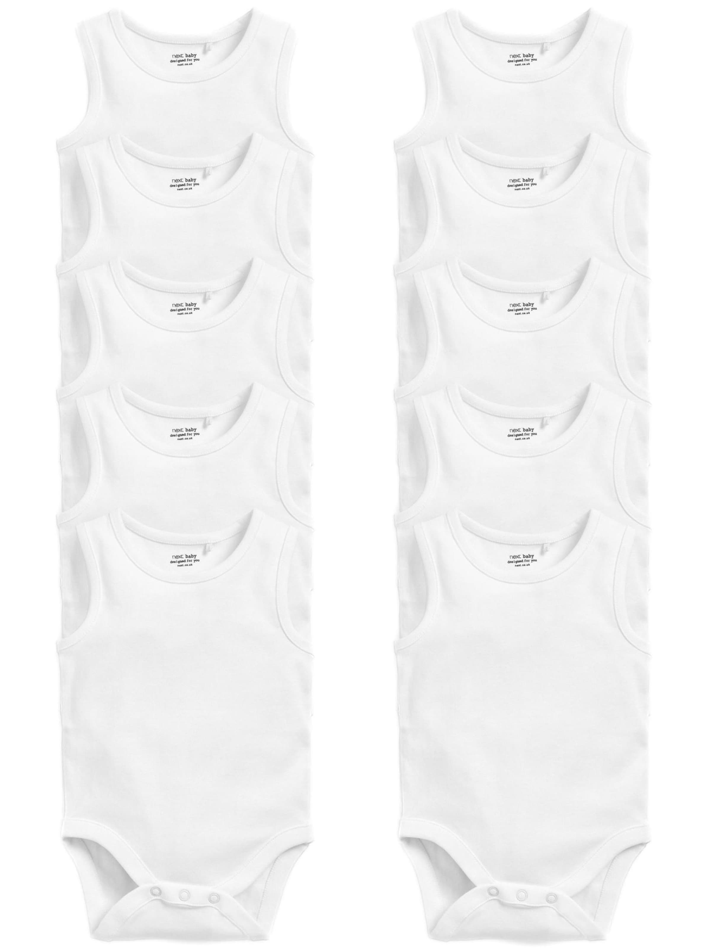 NextDječji bodi - bijela boja: prednji dio