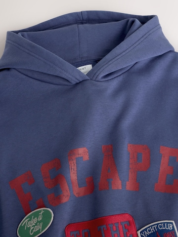 Bluză de molton de la Next pe albastru