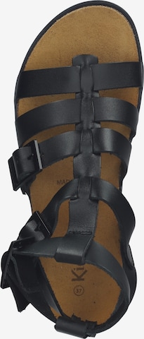 Kickers Strap Sandals in Black