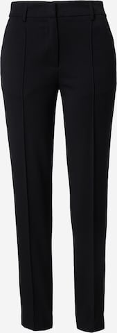 Y.A.S Regular Chino Pants 'SCOOP' in Black: front