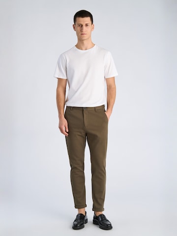 Lindbergh Slimfit Housut värissä vihreä