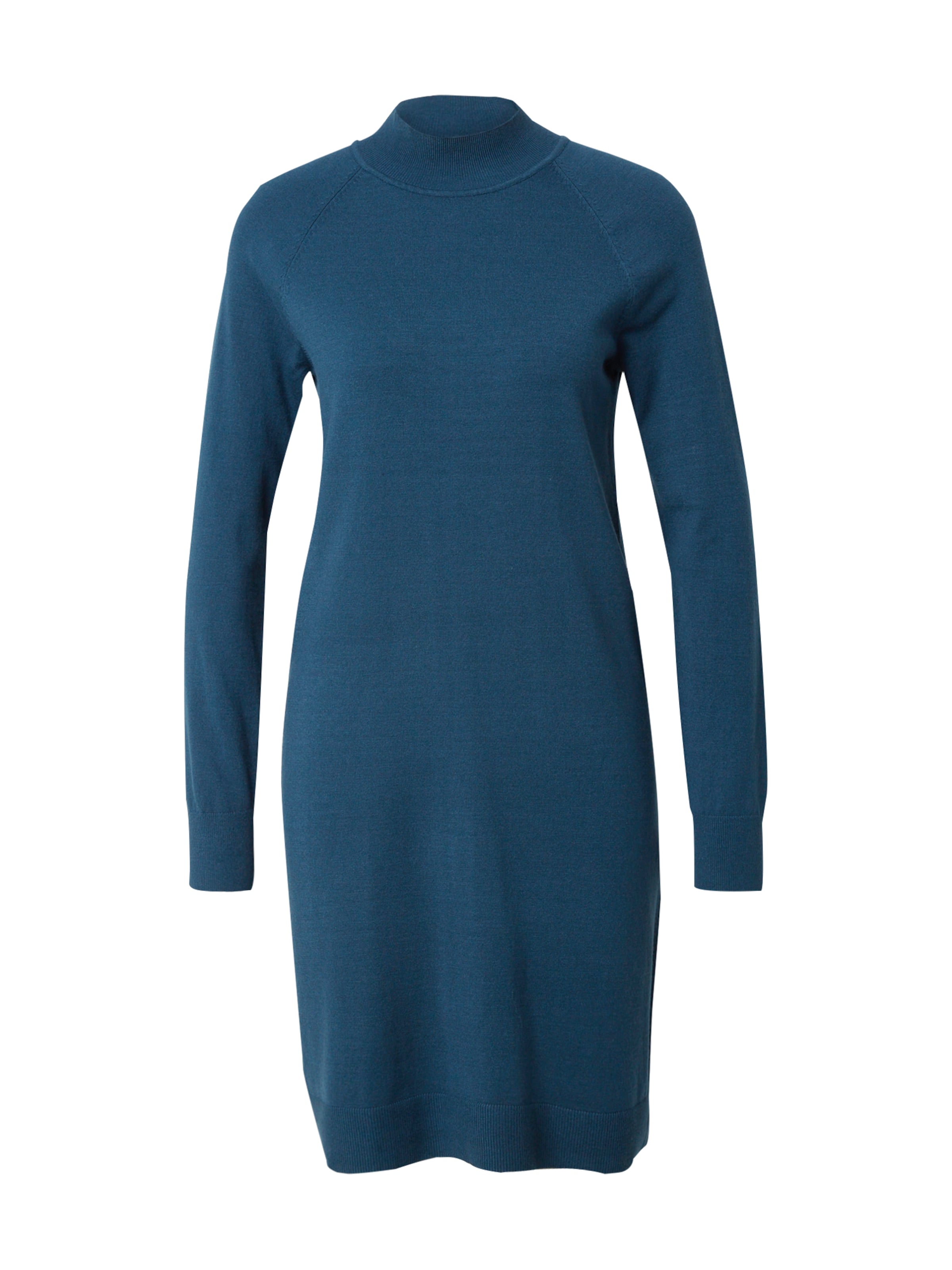 COMMA Knitted dress in Blue: front