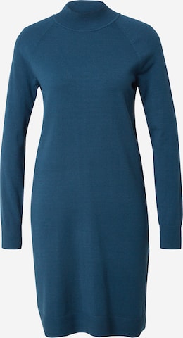 COMMA Knitted dress in Blue: front