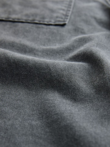 Next Regular fit Button Up Shirt in Grey