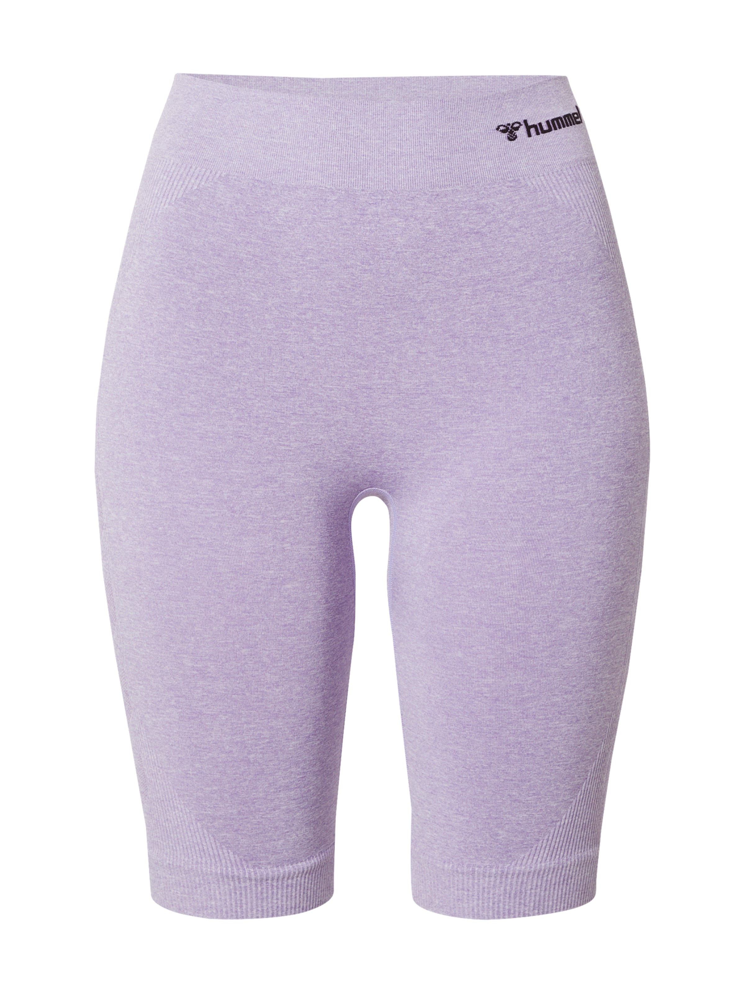 Hummel Skinny Sportshorts in Lila: Vorderseite