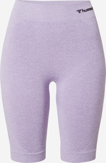 Pantaloni sportivi in L Hummel di colore lilla chiaro / nero, Visualizzazione prodotti