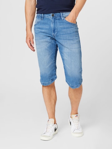 INDICODE JEANS Slimfit Shorts 'Kem' in Blau: predná strana