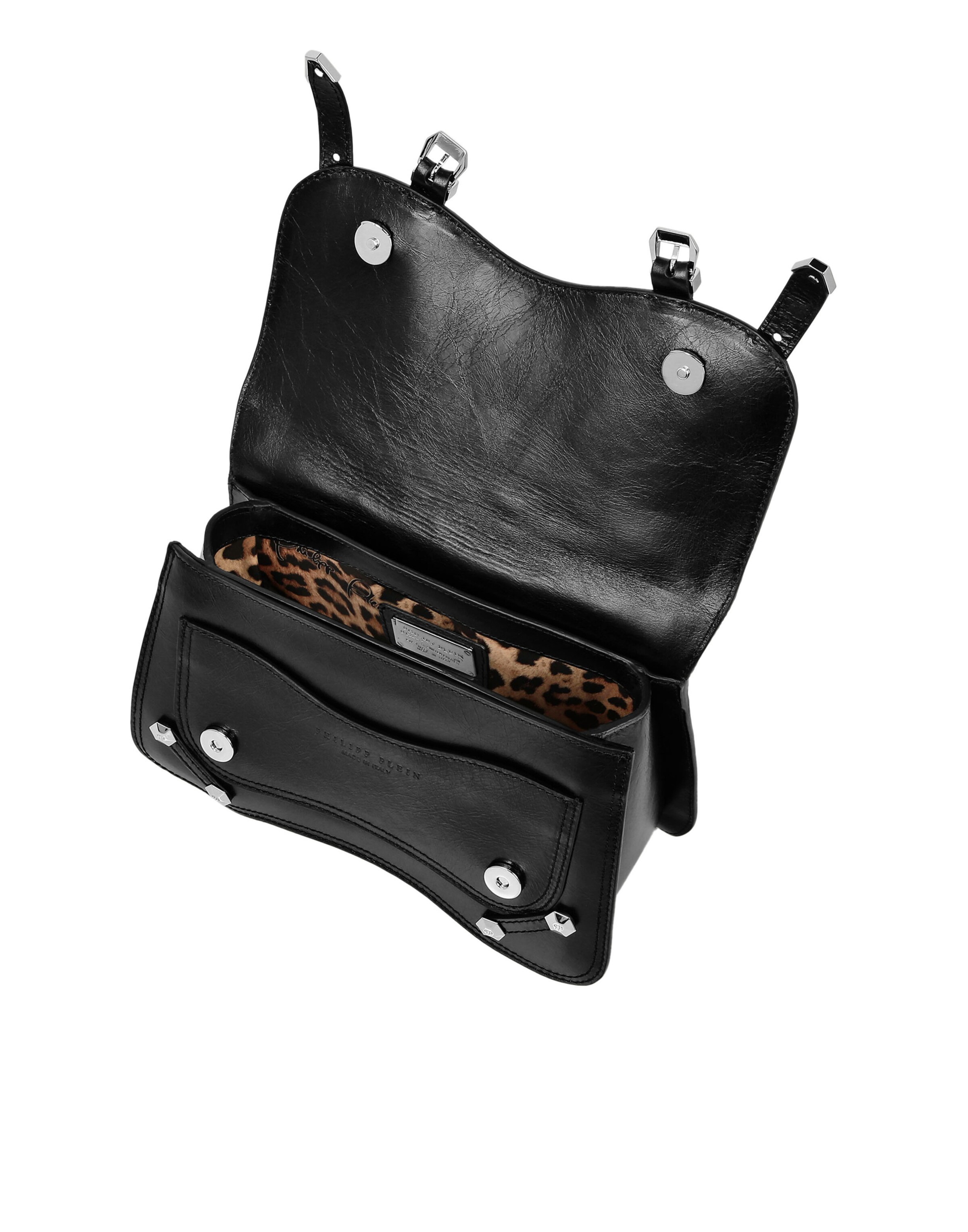 Philipp Plein Handbag 'Hexagon' in Black