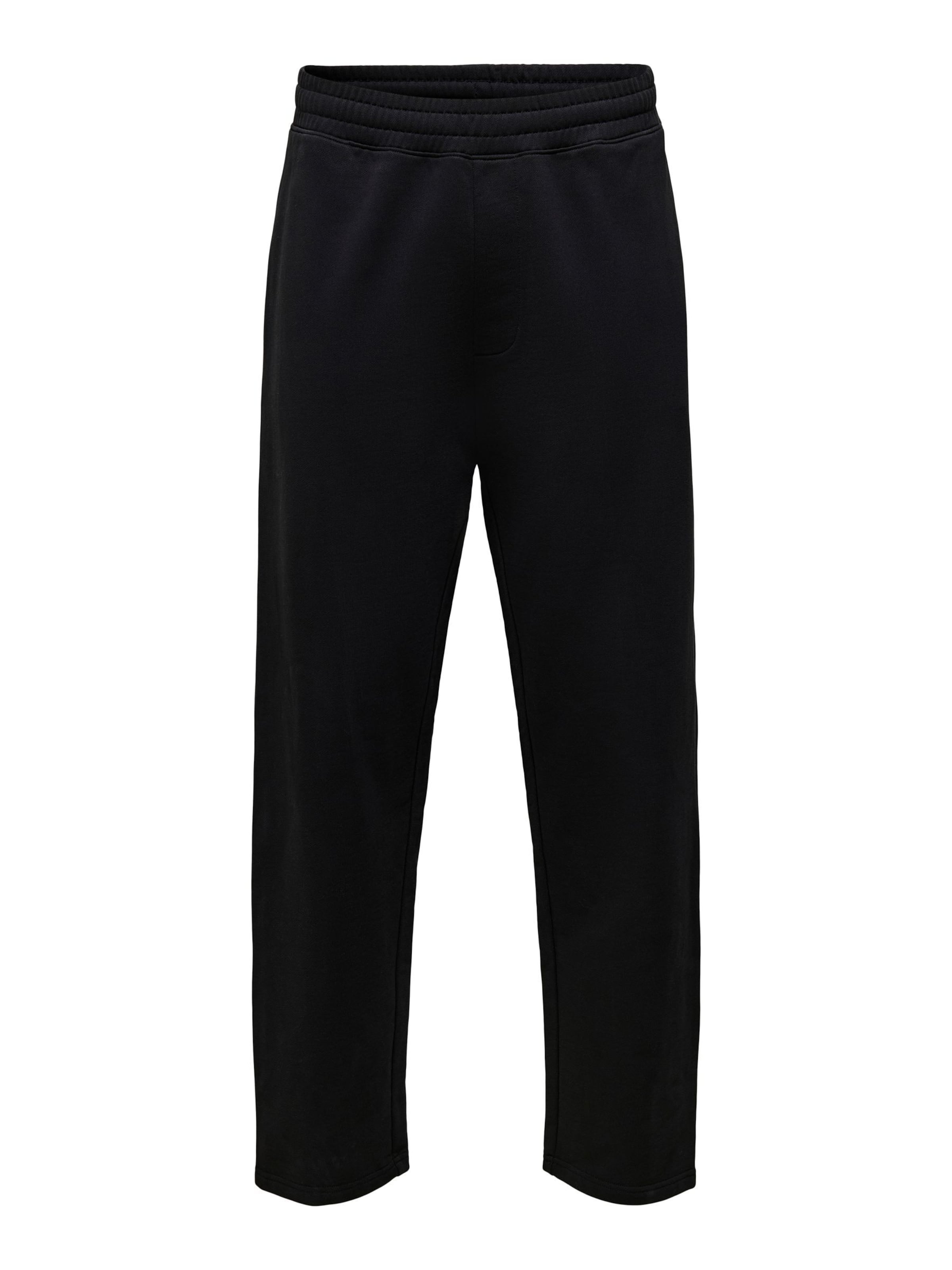 Only & Sons - regular Pantalón 'ONSLucas' en negro: frente