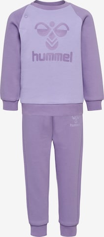 Hummel Trainingspak 'Humming' in Lila: voorkant
