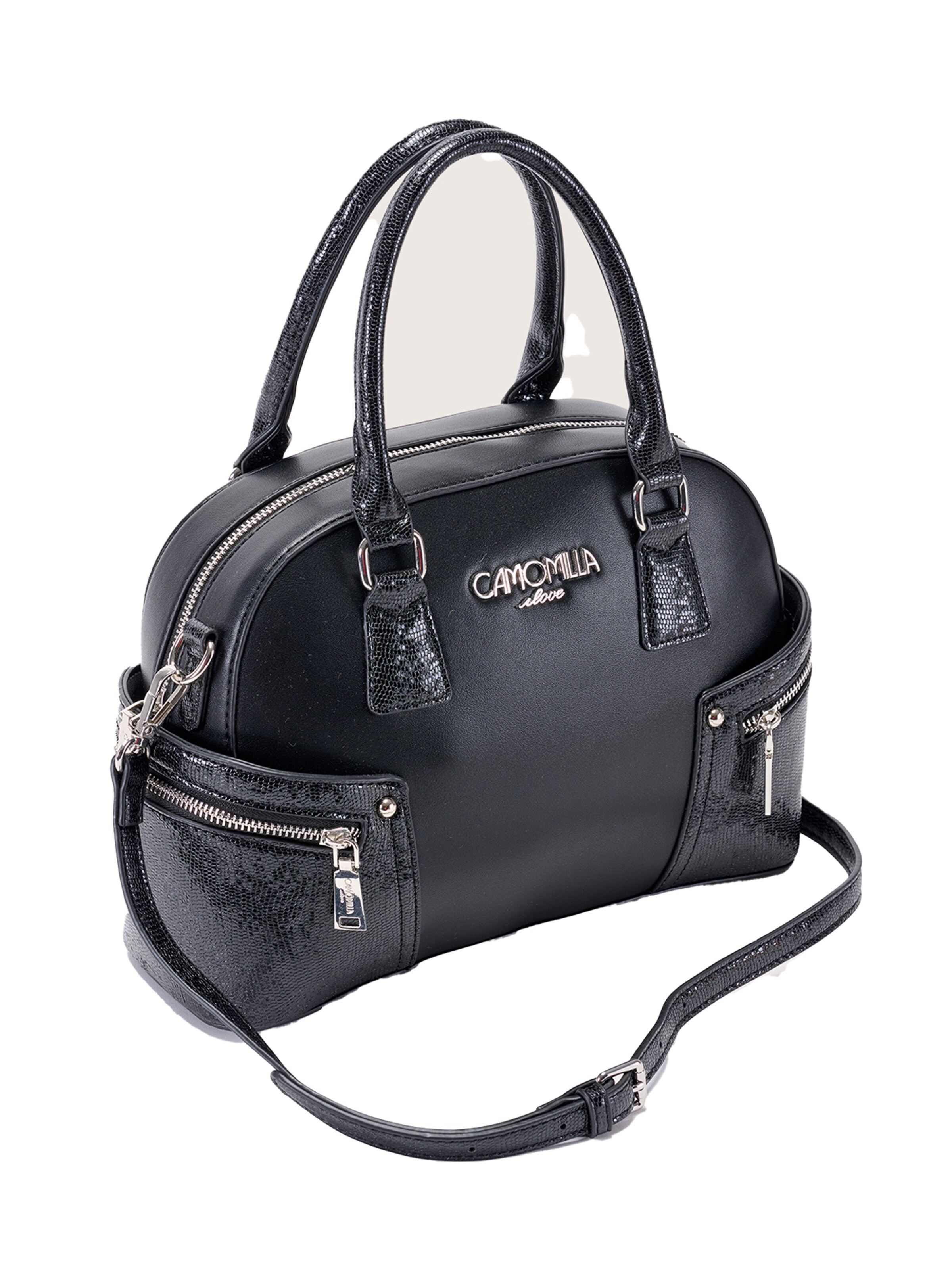 Camomilla Italia Handbag in Black: front
