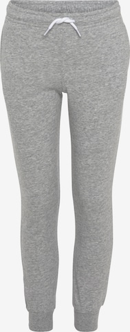 Tapered Pantaloni de la Champion Authentic Athletic Apparel pe gri: față