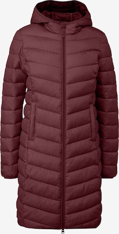 Manteau d’hiver QS en rouge : devant