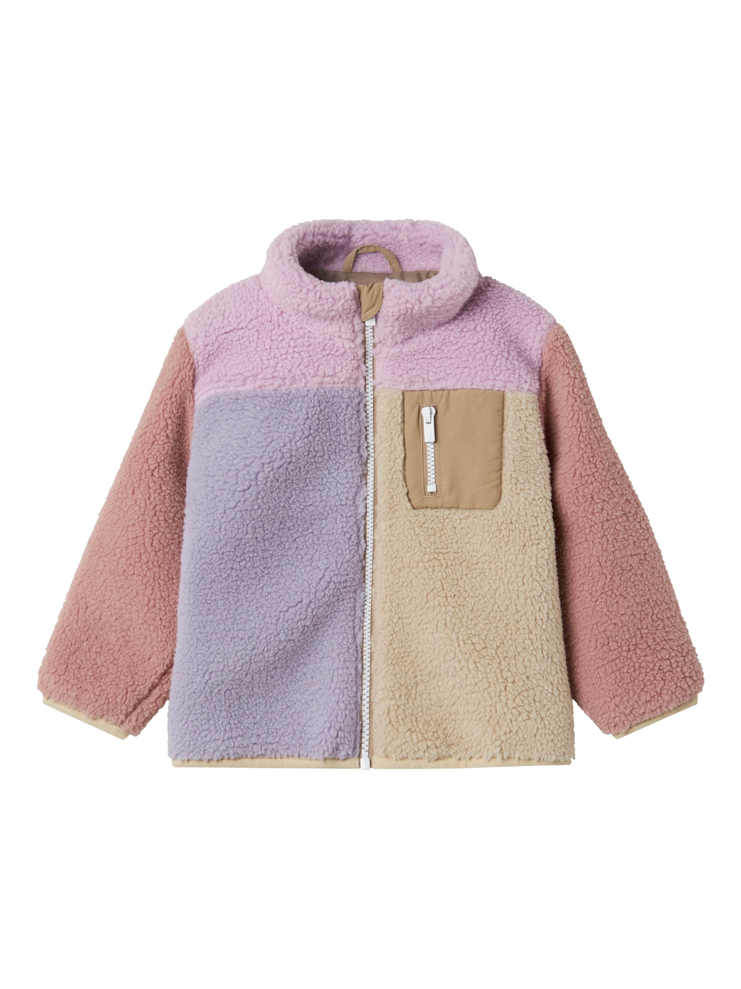 NAME IT Fleece Jacket in Purple: front