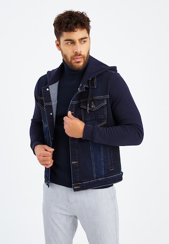 Leif Nelson Between-Season Jacket in Blue: front