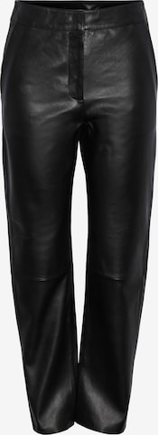 Y.A.S Regular Trousers 'LINE' in Black: front