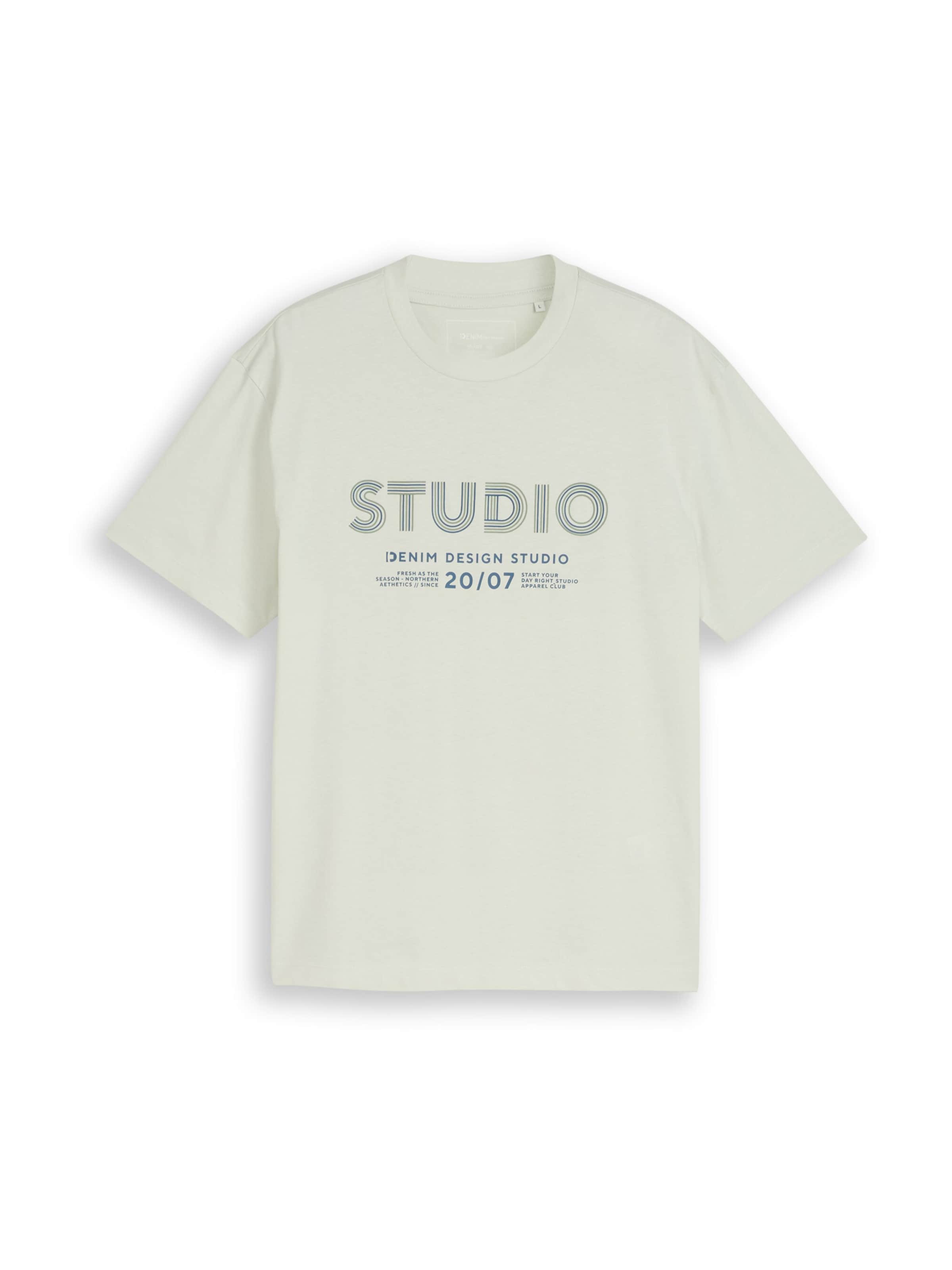 TOM TAILOR DENIM - Camiseta en verde: frente