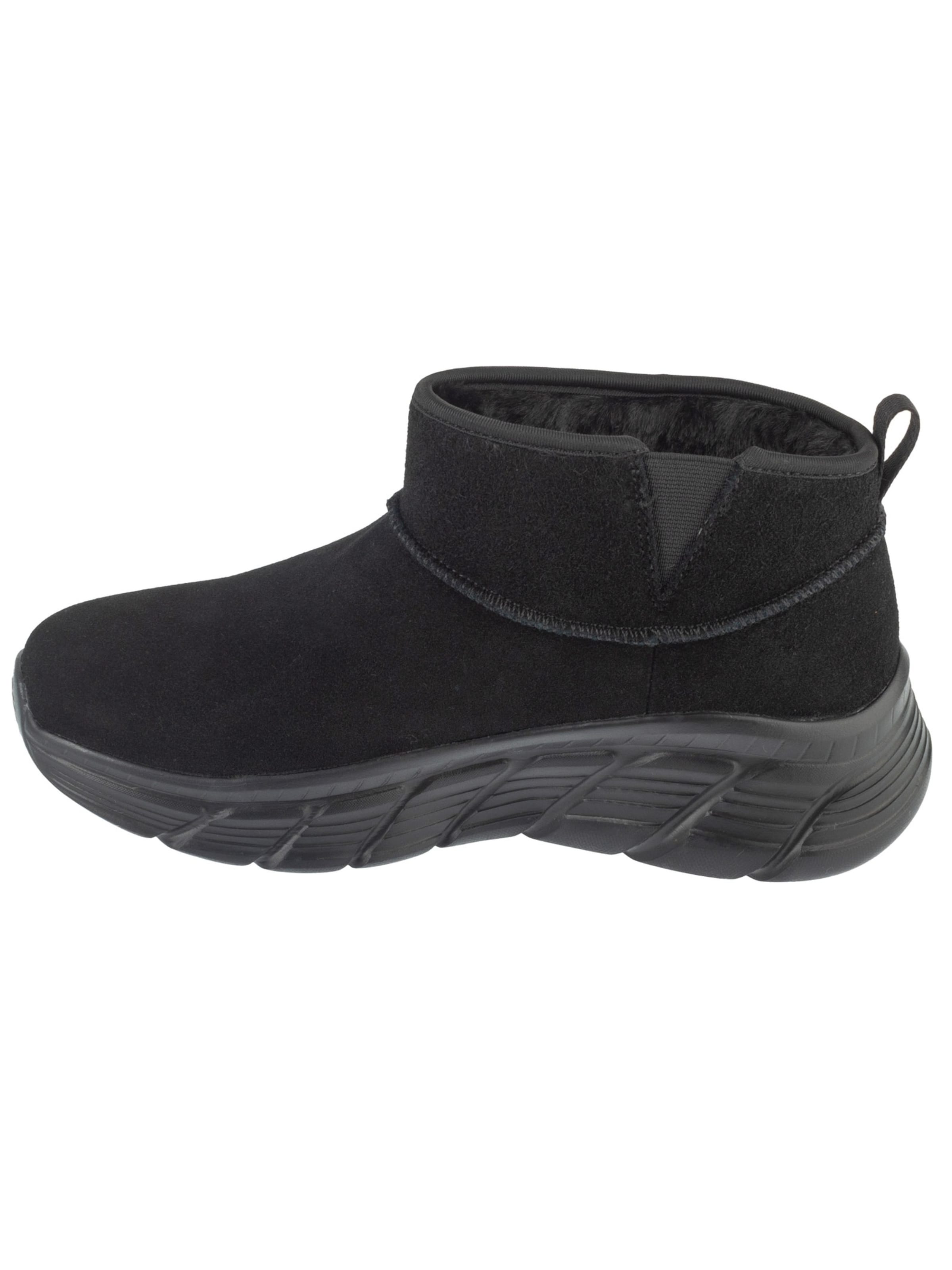 SKECHERS Boots 'Skechers Bobs B Flex Hi - Hi Frost' in Black: front