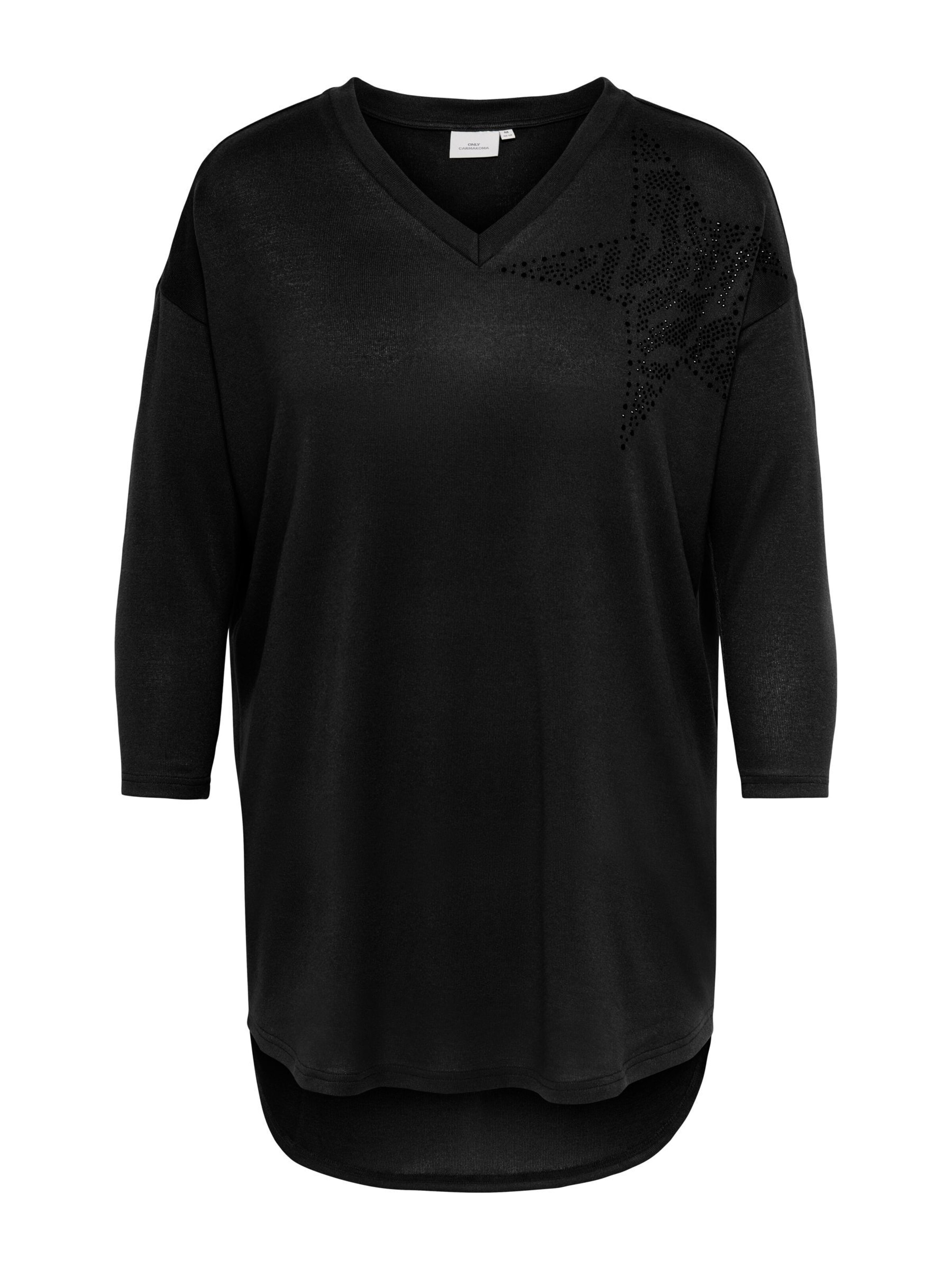 ONLY Carmakoma Jurk in 50-52 in de kleur Zwart, Productweergave