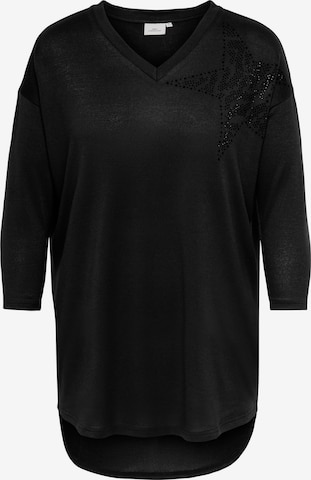 ONLY Carmakoma Jurk in Zwart: voorkant
