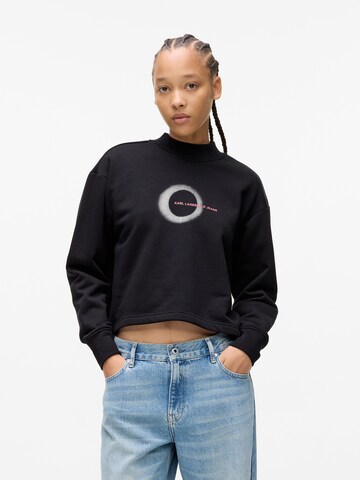KARL LAGERFELD JEANS - Sweatshirt em preto: frente