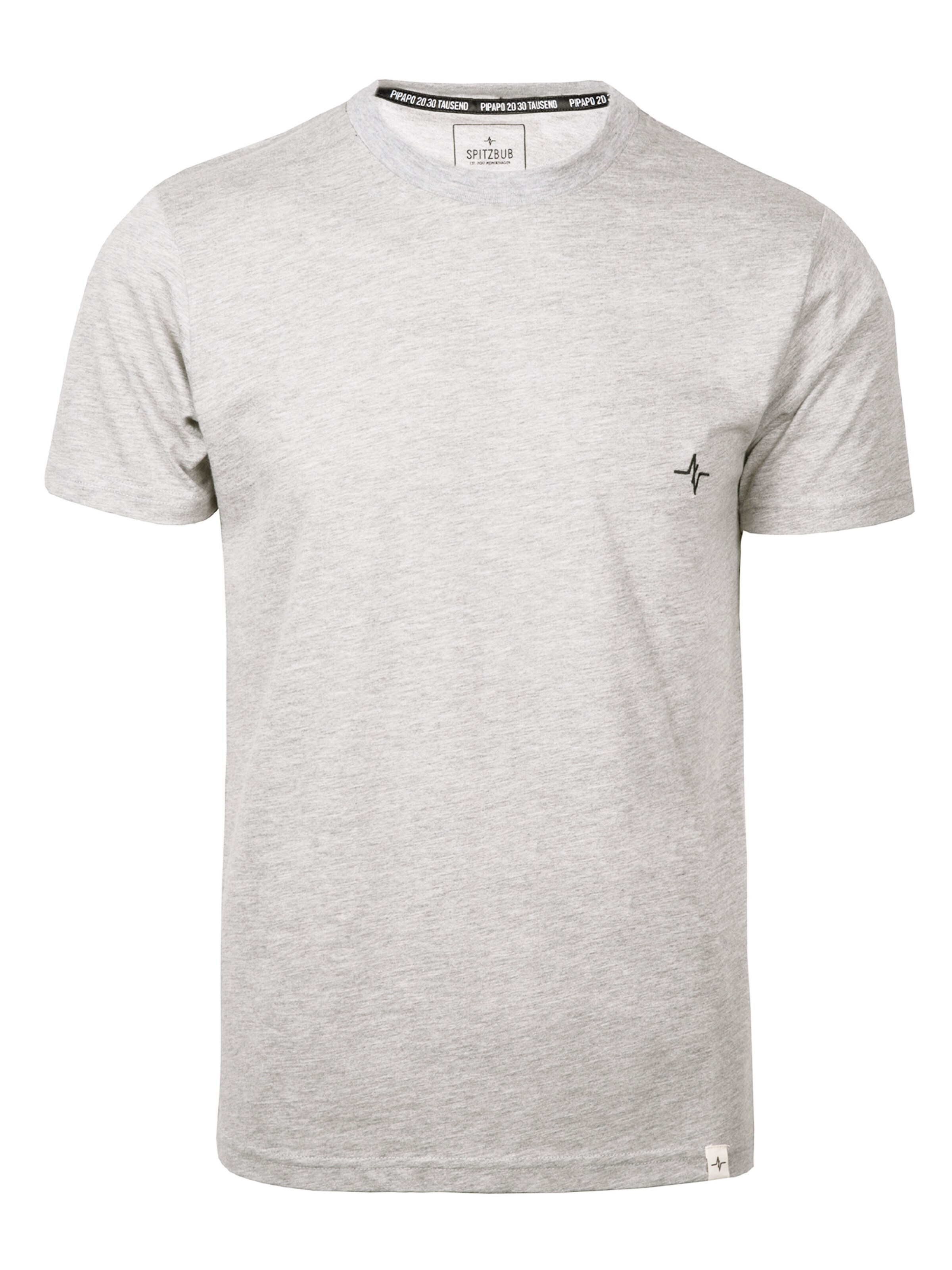 SPITZBUB Shirt ' Hubert ' in Grijs: voorkant