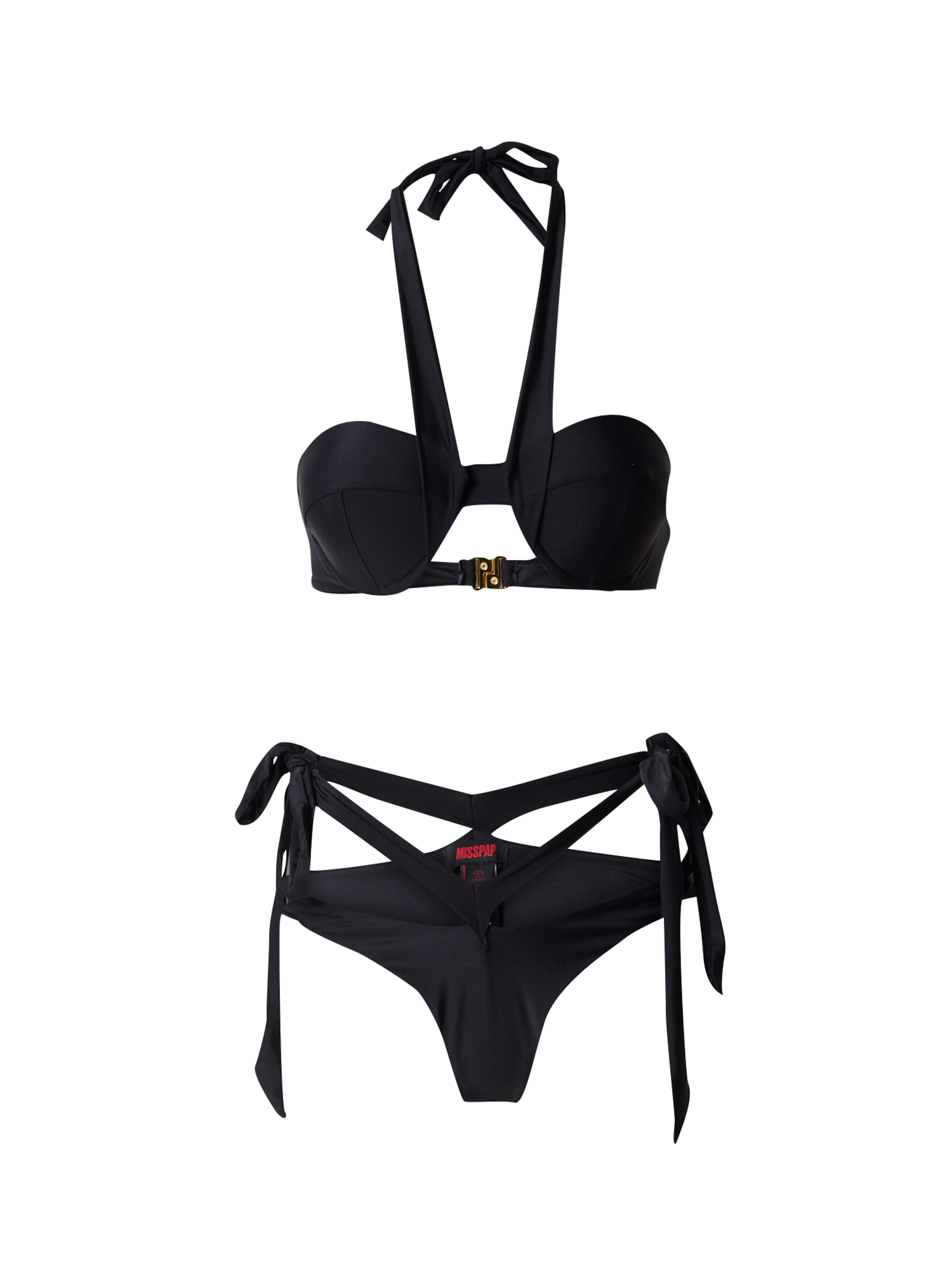 Bikini &#x27;Joslin&#x27; Misspap en noir : devant