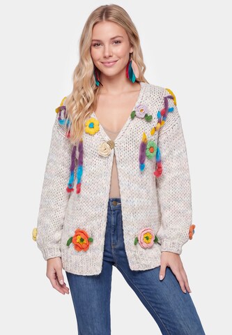 IZIA - Cárdigan en beige: frente