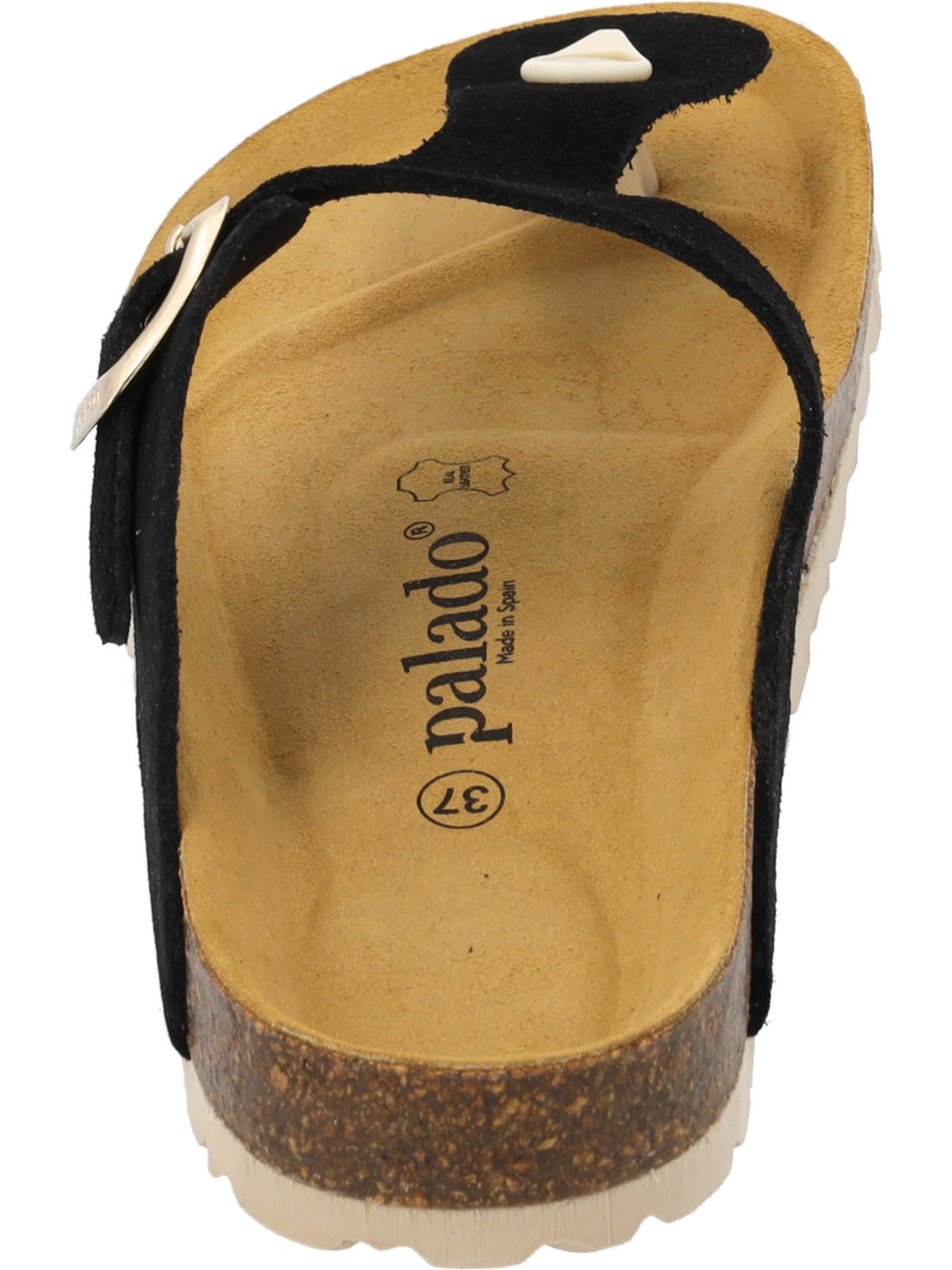 Palado Zehentrenner 'Palado Kos Suede Premium Leather'‌‌‌‌‌‌‌‌ in Schwarz