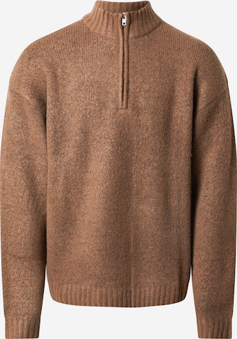 Redefined Rebel Sweater 'Casey' in Brown: front