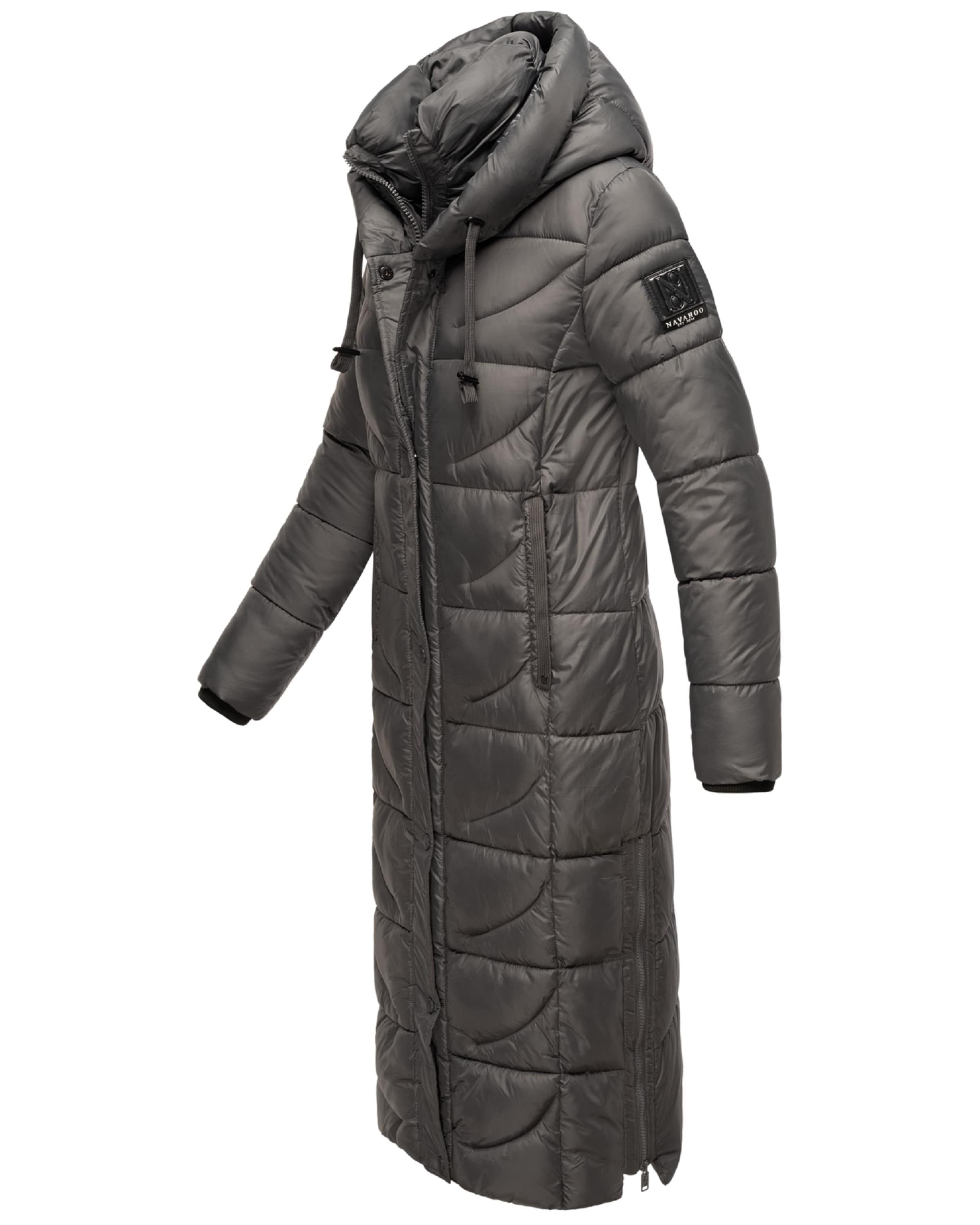 NAVAHOO Zimný kabát 'Waffelchen' - Sivá