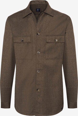 Chemise Boggi Milano en marron : devant