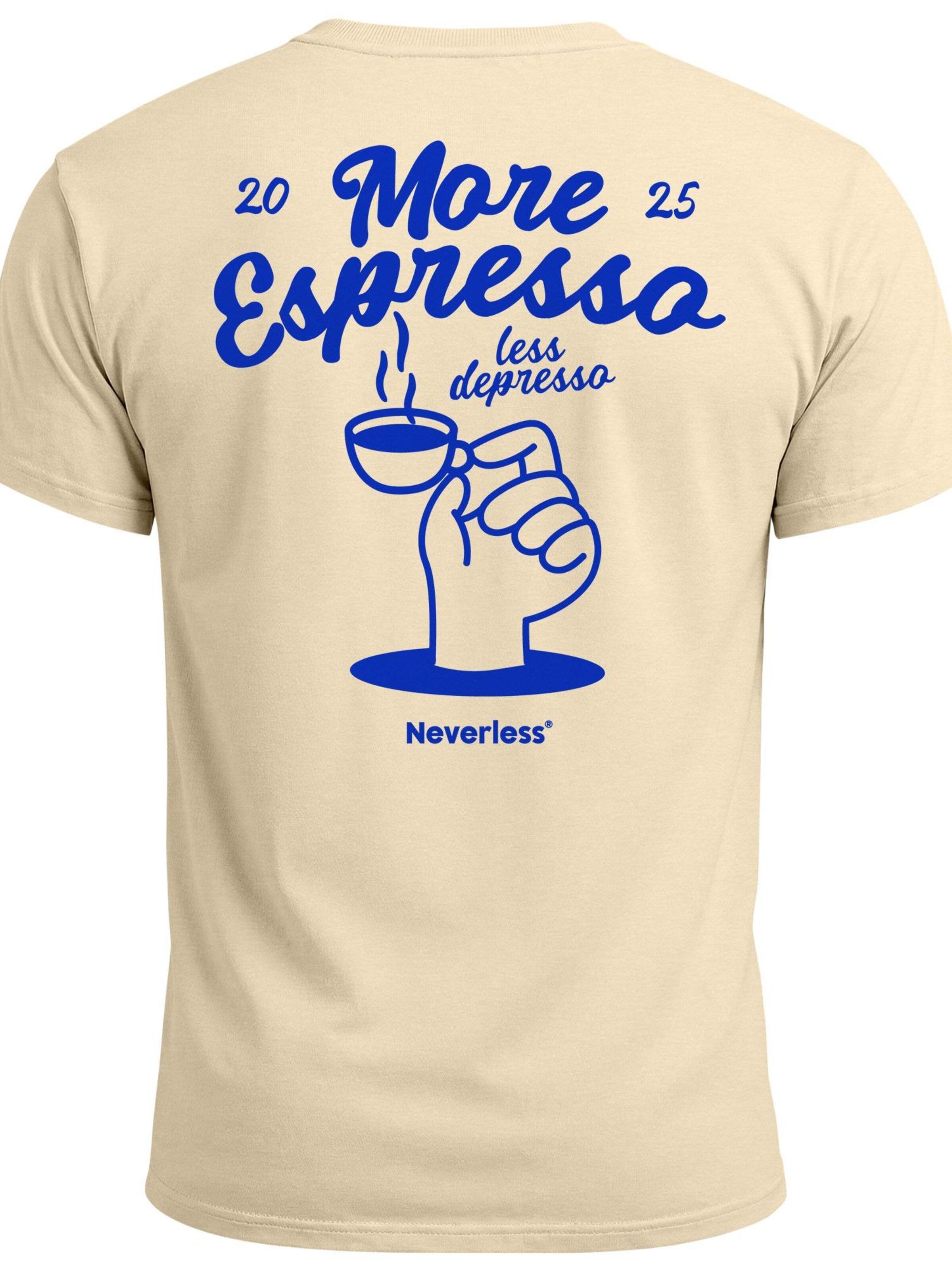 Neverless Shirt 'More Espresso' in Beige