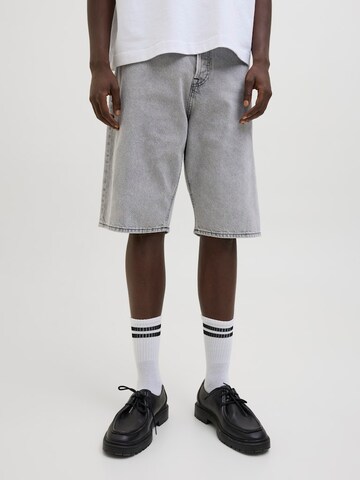 JACK & JONES Loose fit Jeans 'JJIRON JJORIGINAL' in Grey: front
