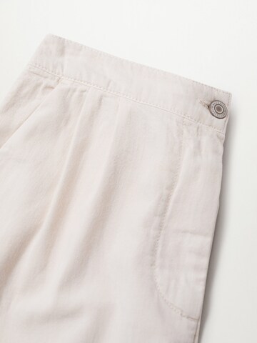 regular Pantaloni con pieghe 'RUSTIC' di MANGO in beige