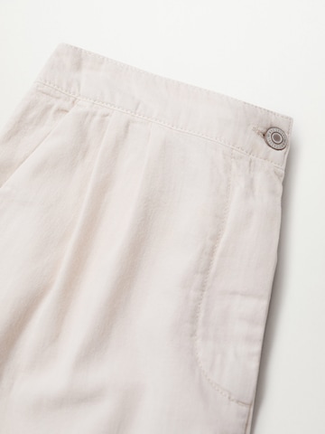 MANGO Regular Shorts 'RUSTIC' in Beige