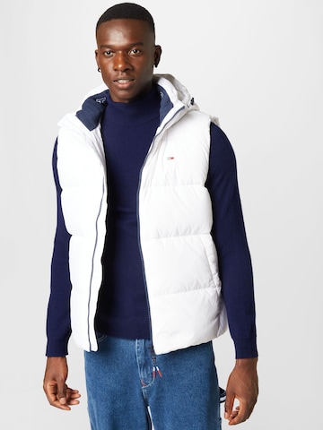 Tommy Jeans Vest in White: front