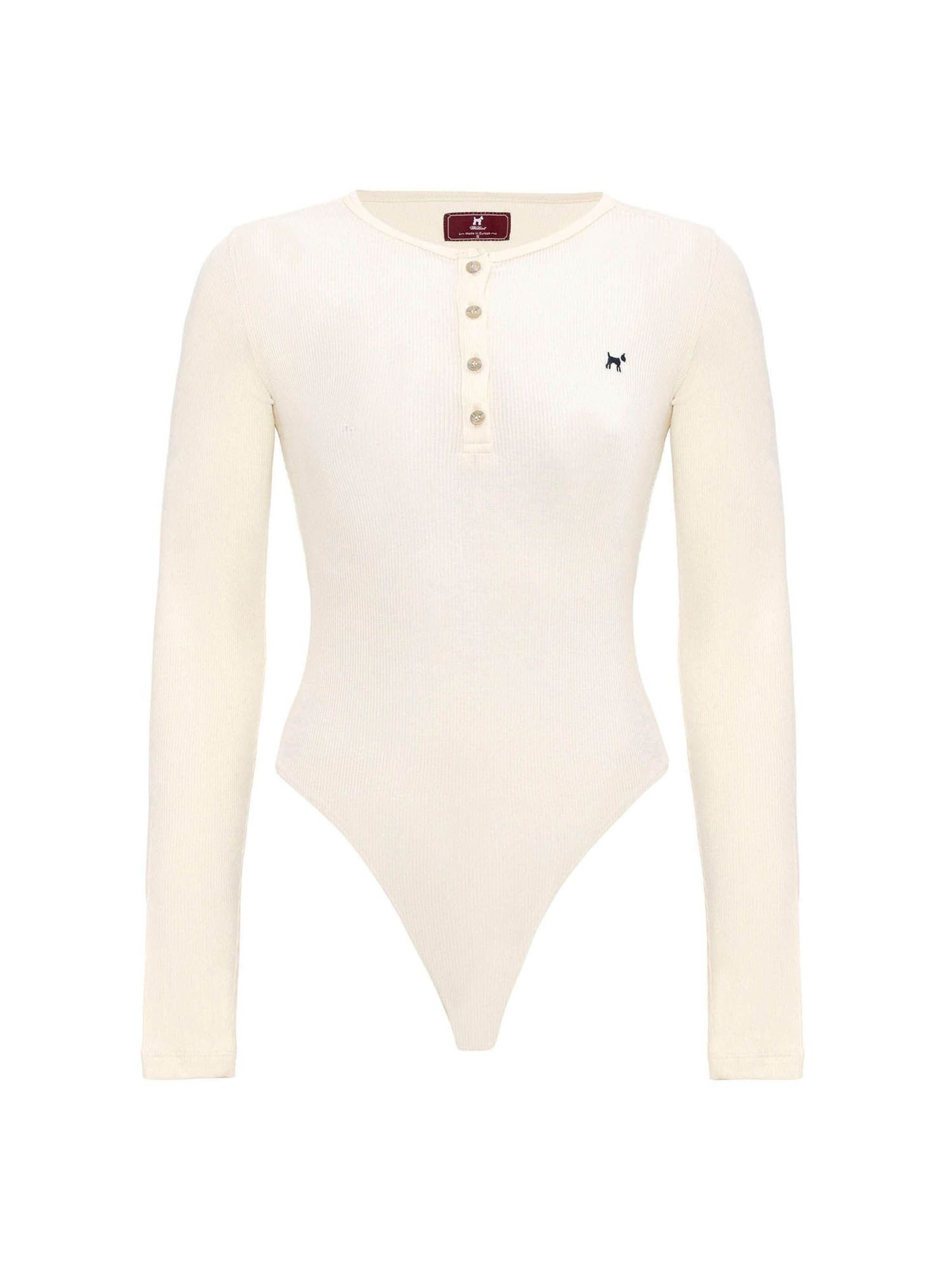 Williot Блуза боди в бяло: отпред