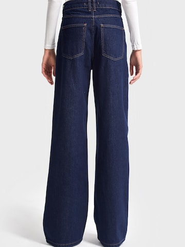 Wide Leg Jean 'Wide High Rise Jeans' IT'S BASIC en bleu