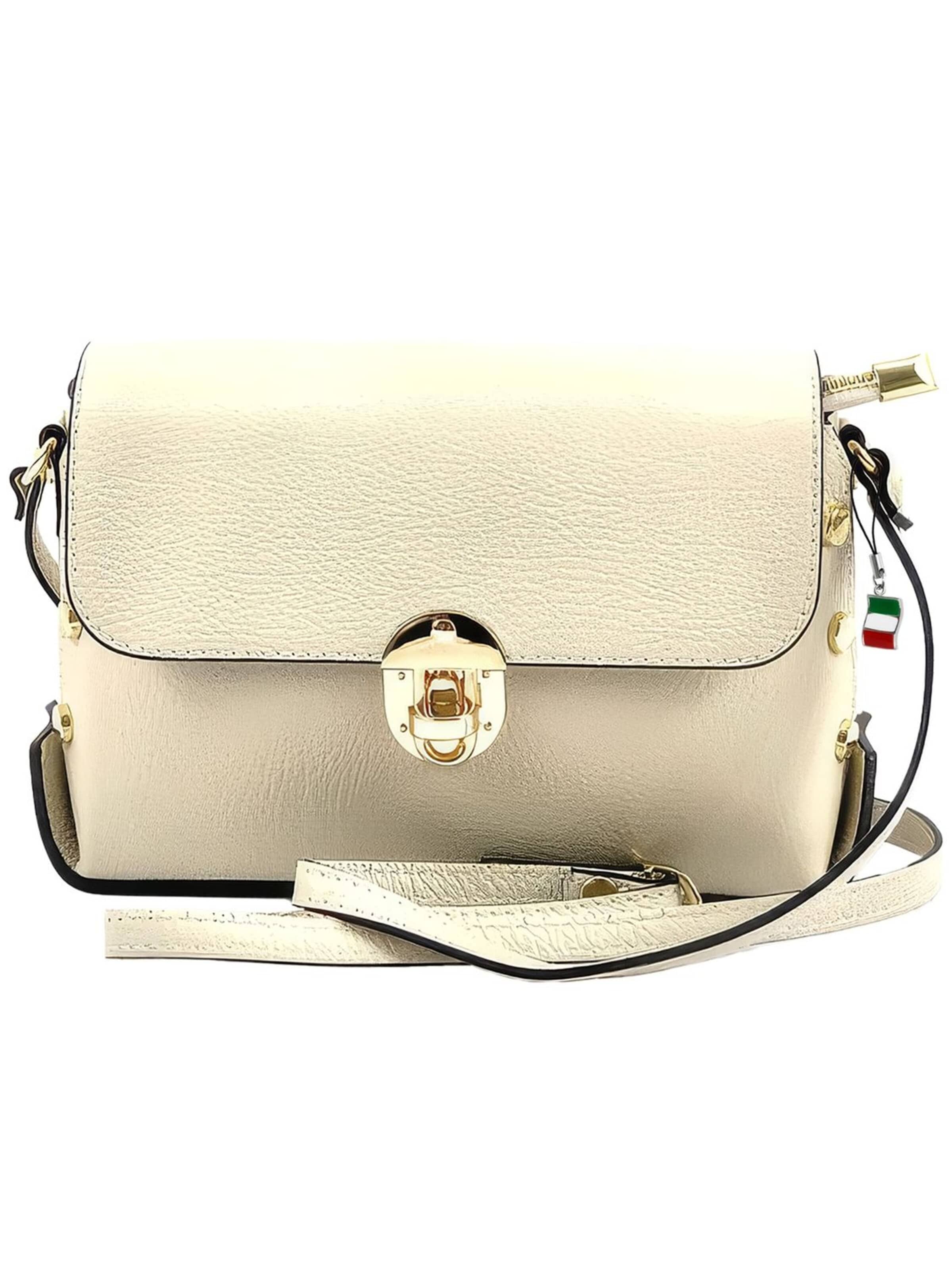 Sac à bandoulière Florence en beige : devant