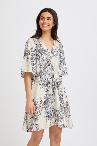 Robe 'DARA' Fransa en beige : devant