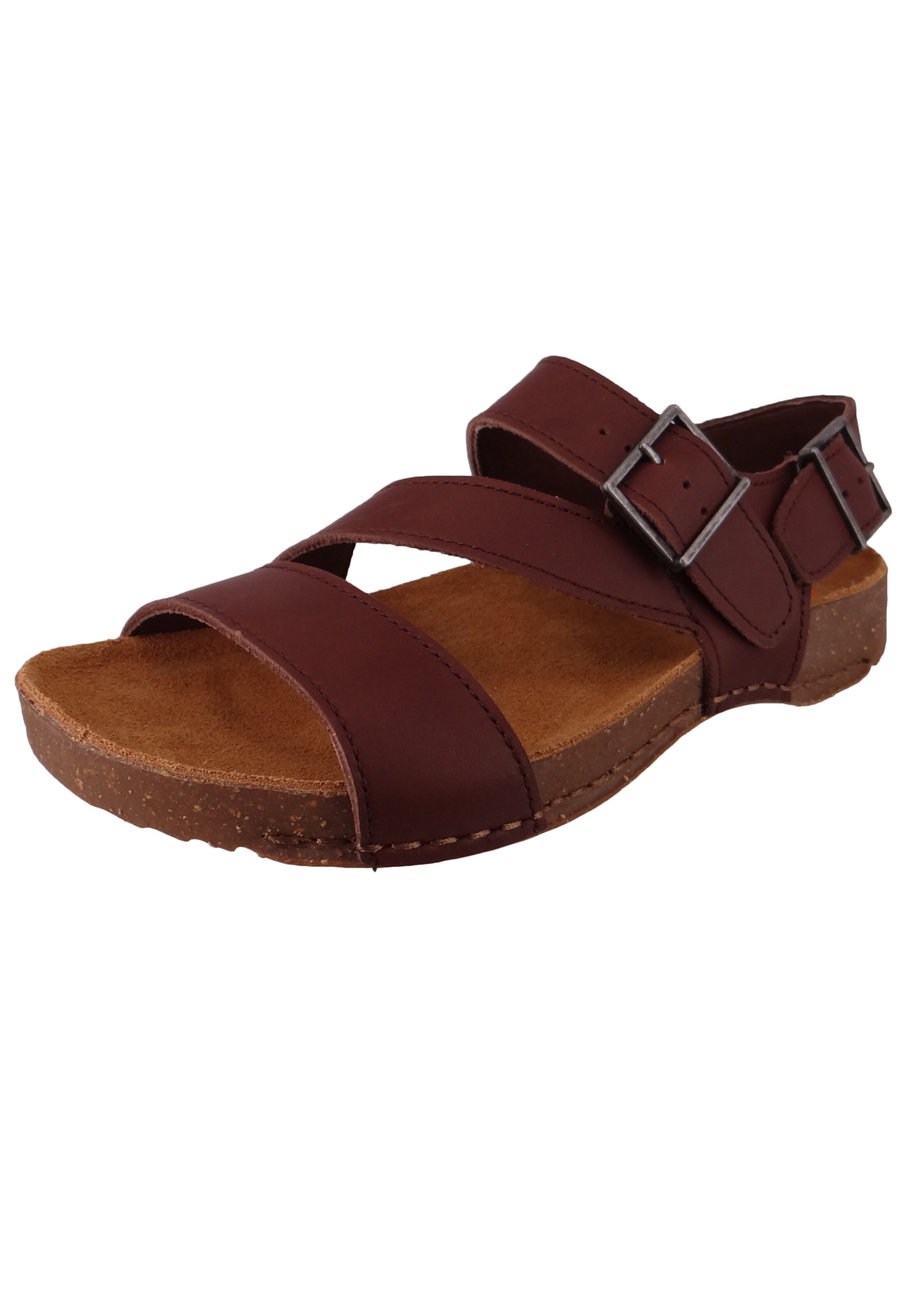 ART - Sandália em castanho: frente