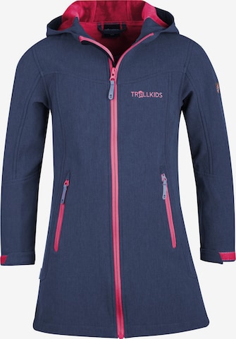 TROLLKIDS Winter Jacket in Blue: front