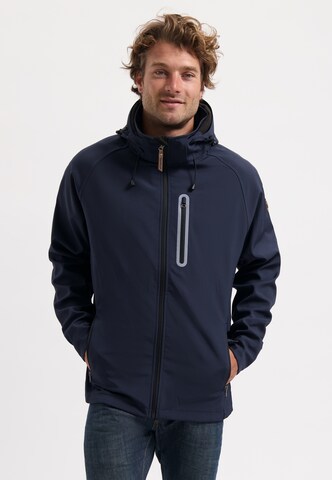 Travelin Winter Jacket 'Tage' in Blue: front