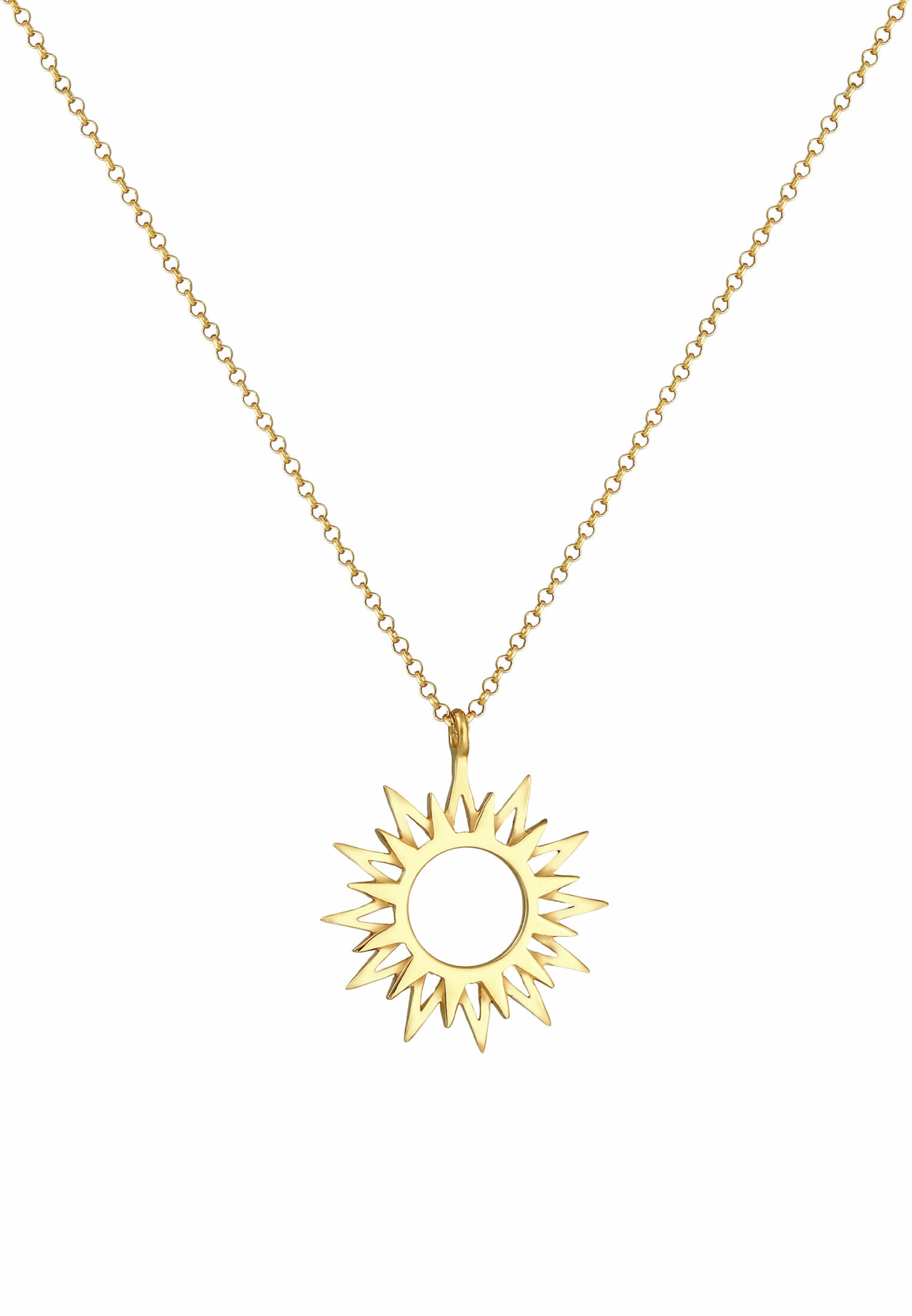 Chaîne ELLI en or : devant