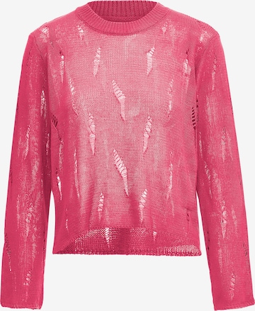 swirly - Pullover em rosa: frente