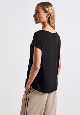 STREET ONE Shirt in Black