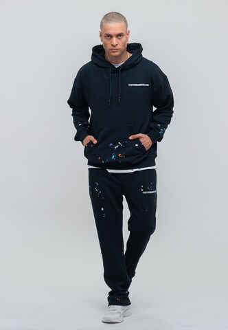 Tom Barron Tracksuit in Blue: front