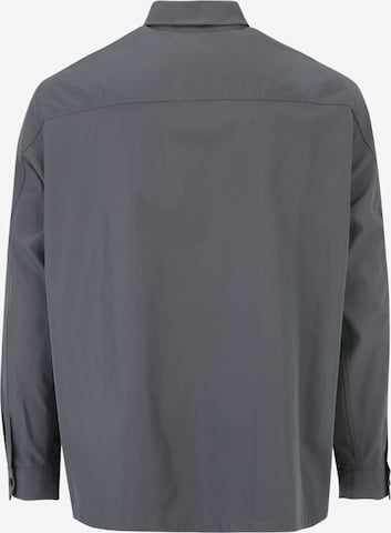Calvin Klein Big & Tall Regular fit Button Up Shirt in Grey
